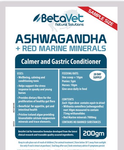 Ashwagandha Powder + Red Marine Minerals